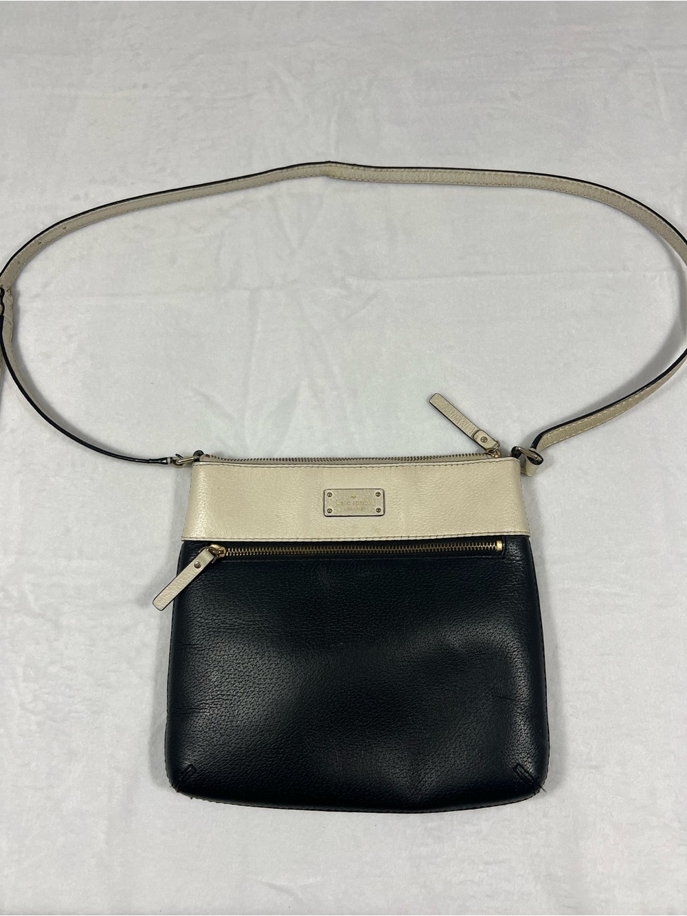 Kate Spade Two-Tone Black and Cream Crossbody Bag